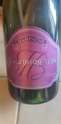 Champaña Champán Jérémy Breton Sin añada