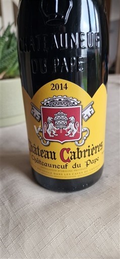Vallée du Rhône Châteauneuf-du-pape Château Cabrières 2014