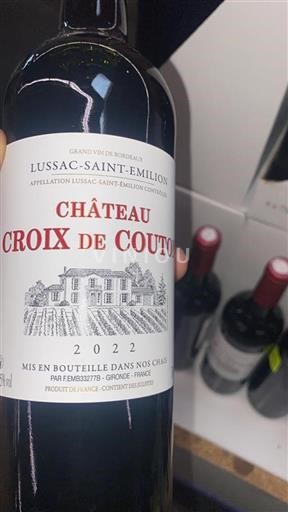 Bordeaux Lussac-Saint-Émilion Château Croix de Couto 2022