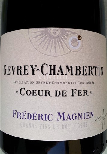 Bourgogne Gevrey-chambertin Frédéric Magnien Coeur de Fer 2016