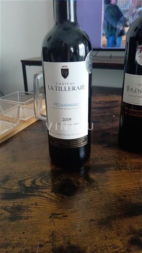Sydväst Pécharmant Château La Tillerai 2019