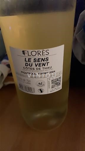 Languedoc et Roussillon Côtes de Thau Flores Le Sens du Vent 2024