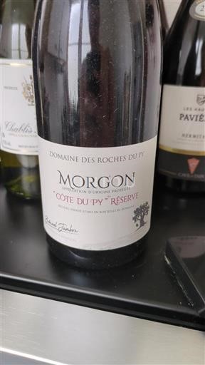 Beaujolais Morgon Domaine Des Roches du Py "Côte du Py" Réserve Ei vuosikertaa