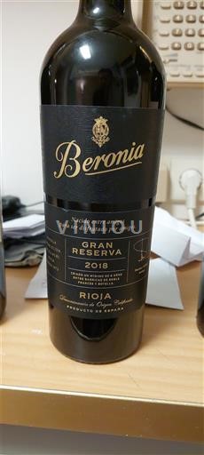 La Rioja Rioja Beronia Gran Reserva 2018
