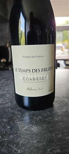 Languedoc Corbières Le Temps des Fruits 2023