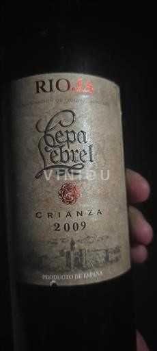 La Rioja Rioja Cepa Lebrel Crianza 2009