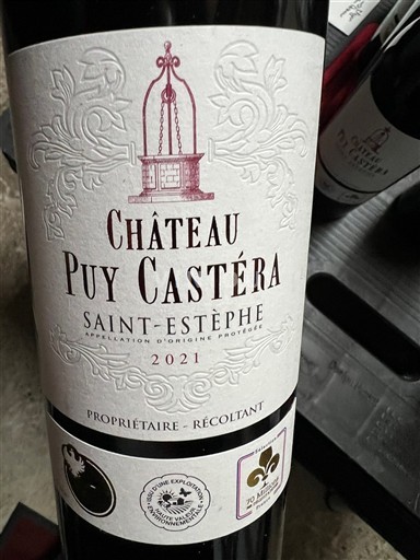 Bordeaux Saint-Estèphe Château Puy Castéra 2021