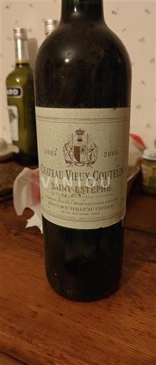 Bordéus Saint-Estèphe Château Vieux Coutelin 2005