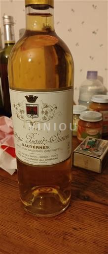 Bordeaux Sauternes Château Piada-Simon 2014