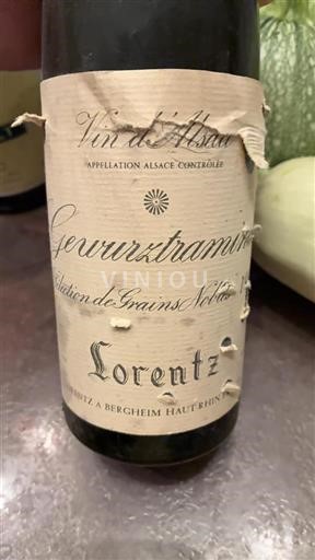 Alsace Sélection de Grains Nobles Lorentz 1994