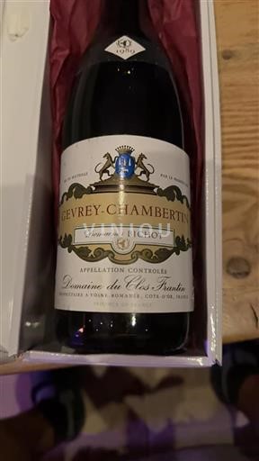 Burgundi Gevrey-Chambertin Domaine Clos Frantin Domaines Bichot 1989