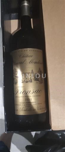 Bordeaux Fronsac Château Bernard Mondésir 1994