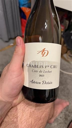 Bourgondië Niet gespecificeerd Premier Cru Adrien Defaix C%c3%b4te de Lechet 2023