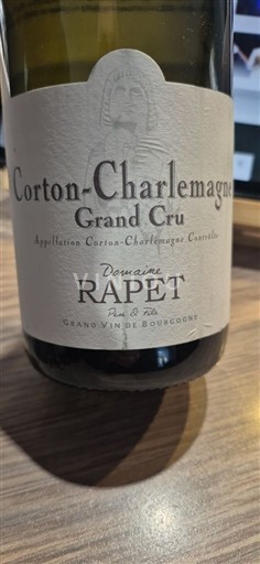 Bourgogne Corton-charlemagne Grand Cru Domaine Rapet Père et Fils 2021