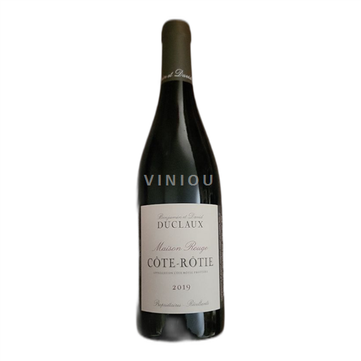 Rhônen laakso Côte-rôtie Duclaux Maison rouge 2019