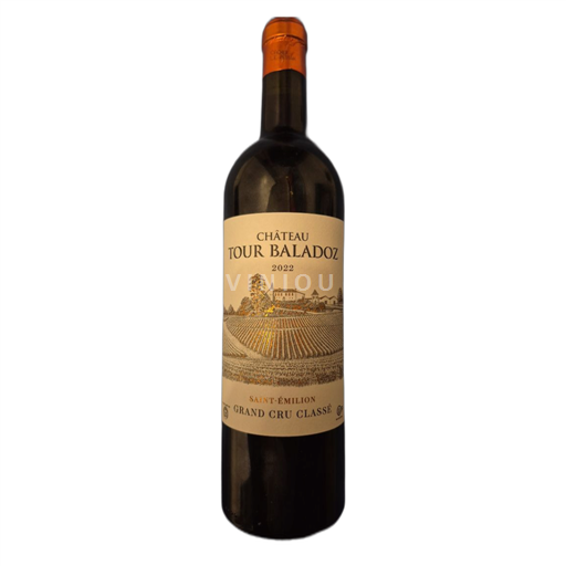 Vin Rouge sec Château Tour Baladoz 2022 France Bordeaux Saint-Émilion AOC