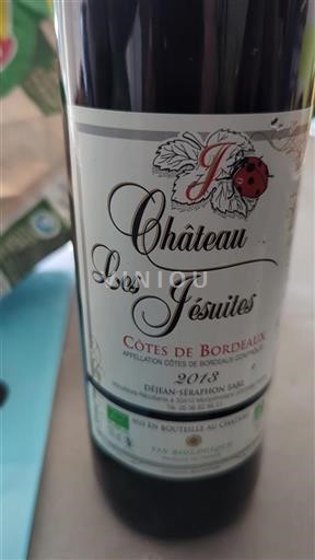 Bordeaux Côtes-de-Bordeaux Château Les Jésuites 2013