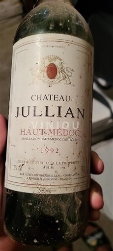 Bordeaux Haut-Médoc Château Jullian 1992