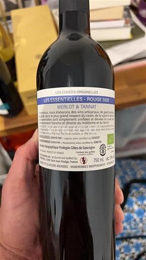 Sydvestfrankrig Côtes de Gascogne Les Essentielles 2020