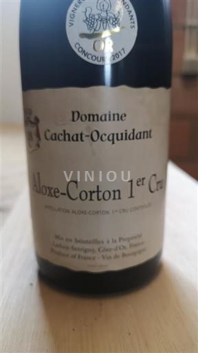 Burgundi Aloxe-Corton 1er Cru CACHAT-OCQUIDANT ALOXE-CORTON 2015