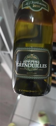 Borgonha Chablis Grand Cru Château Grenouilles 2020