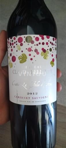 Bordeaux Nicht spezifiziert Château Claud-Bellevue La Folie d'Ana 2012