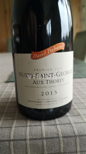 Burgundija Nuits-Saint-Georges 1er Cru DAVID DURBAN AUX THOREY 2013