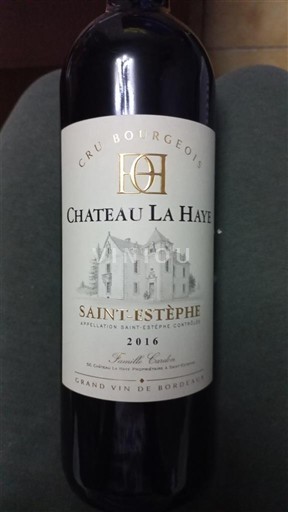 Burdeos Saint-Estèphe Cru Bourgeois Château La Haye 2016