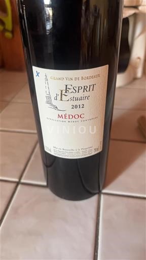 Bordéus Médoc Esprit Estuaire 2012