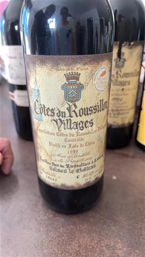 Rosellón Côtes del Roussillon Villages Les Vins du Roussillais 1999