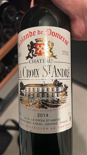 Bordeaux Lalande-de-Pomerol Château La Croix St André 2014