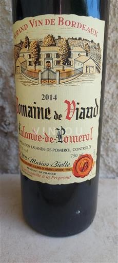 Bordeaux Lalande-de-Pomerol Domaine Viaud 2014