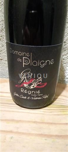 Beaujolais Régnié Domaine Plaigne Vielles Vignes Neročník
