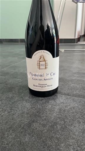 Borgoña Pommard Premier Cru Domaine Rebourgeon-Mure Clos des Arvelets 2022