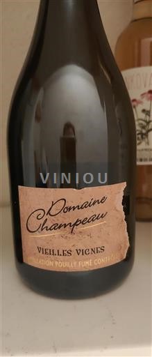Dolina Loare Pouilly-fumé Domaine Champeau Vieilles Vignes Neleten.
