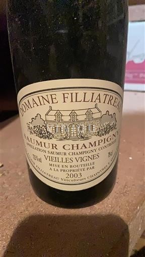 Loire-dalen Saumur-Champigny Domaine Filliatreau Vieilles Vignes 2003