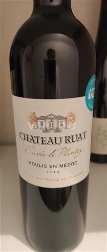Burdeos Moulis-en-Médoc Château Ruat le Plantey 2012