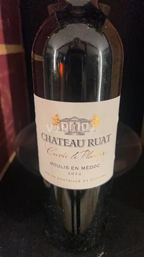 Burdeos Moulis-en-Médoc Château Ruat le Plantey 2012