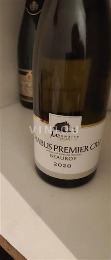 Burgundy Chablis Premier Cru Premier Cru Domaine M Beauroy 2020