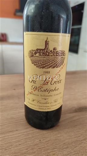 Bordeaux Saint-Estèphe Crû La Croix 1988