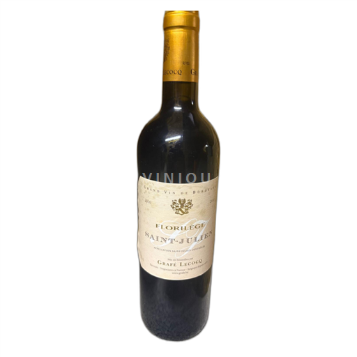 Vin Rouge sec Florilège Grafe Lecocq 2010 France Bordeaux Saint-Julien AOC