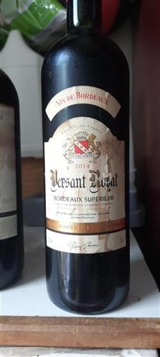 Bordeaux Bordeaux Supérieur Versant Royal 2014