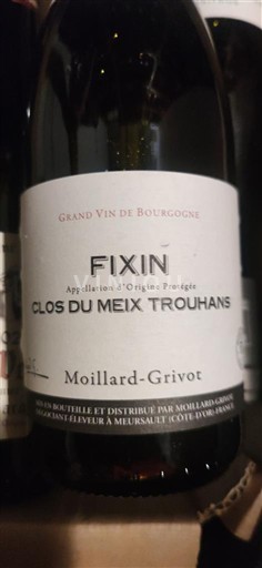 Burgundy Fixin Grand Cru Moillard-Grivot Clos du Meix Trouhans 2018