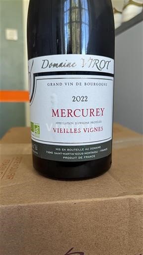 Burgundi Mercurey Domaine Virot Vieilles Vignes 2022