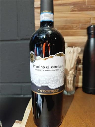 Apulia Primitivo di Manduria Menestrello Sin añada