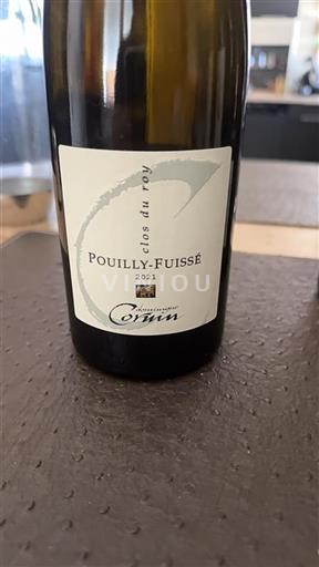 Vin Blanc sec Clos du Roy Domaine Dominique Cornin 2021 France Bourgogne Pouilly-fuissé AOC