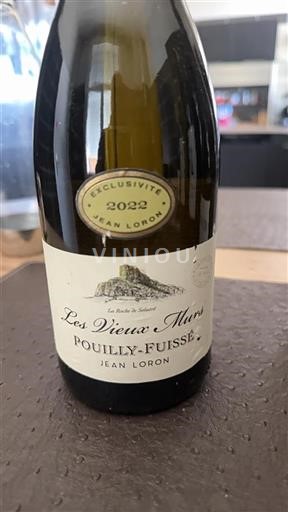 Bourgondië Pouilly-fuissé Jean Loron Les Vieux Murs 2022