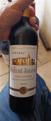 Bordeaux Saint-Estèphe Château Le Prieuré Jehanne 2018