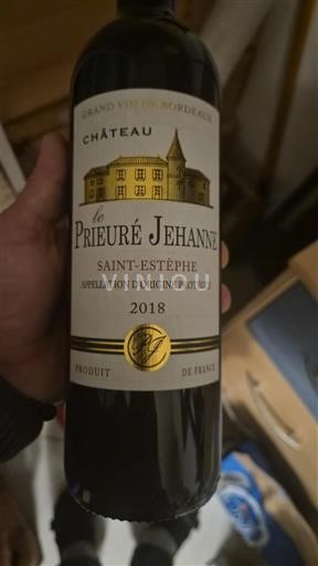 Bordeaux Saint-Estèphe Château Le Prieuré Jehanne 2018