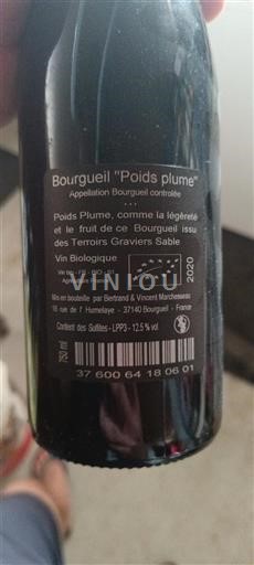 Valle del Loira Bourgueil Poids Plume 2020